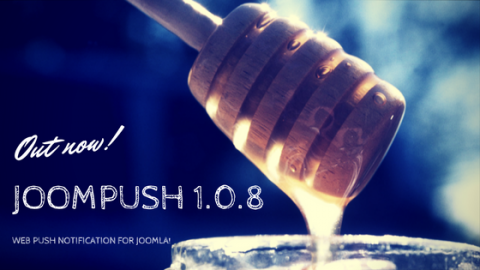 JoomPush 1.0.8  out with Sync Button!
